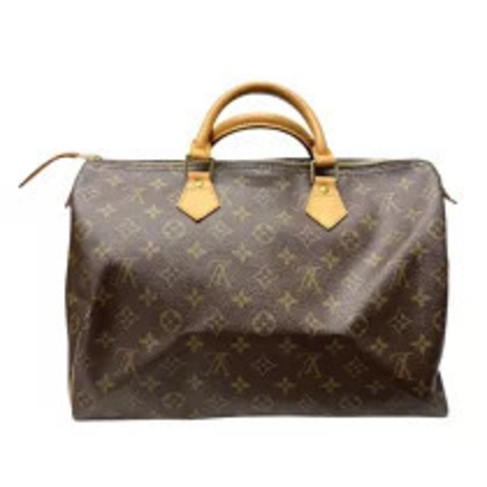 Louis Vuitton Leather Brown Monogram Speedy Brown